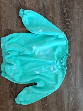 Nike Kids Mint Green Crewneck Sweatshirt